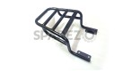 Royal Enfield Interceptor 650cc Rear Luggage Rack Carrier Black - SPAREZO